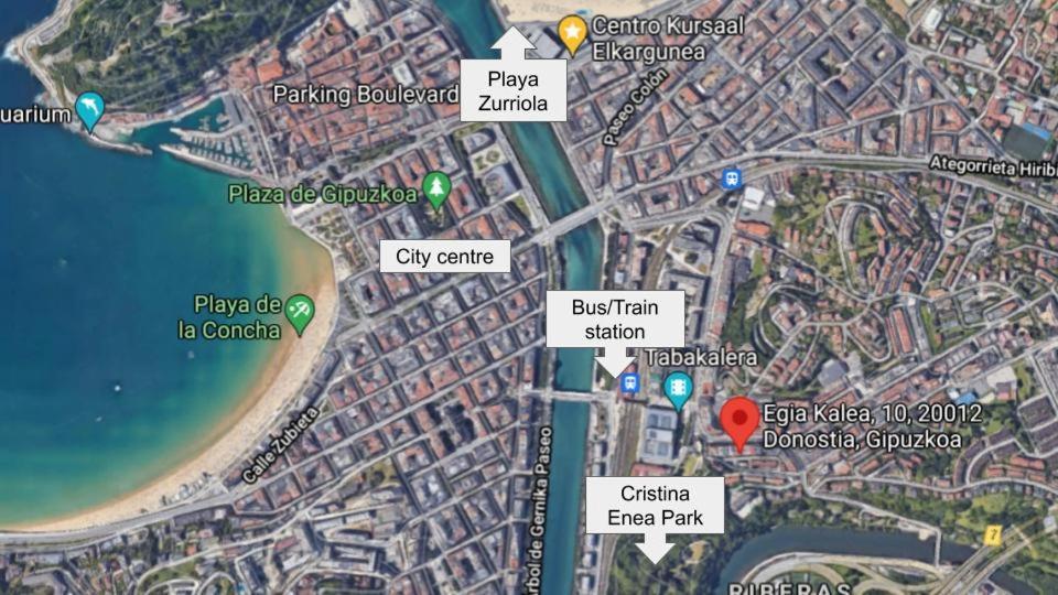 Centrico, Junto A Estacion De Bus/Tren, Y Playas Apartment San Sebastian Exterior photo